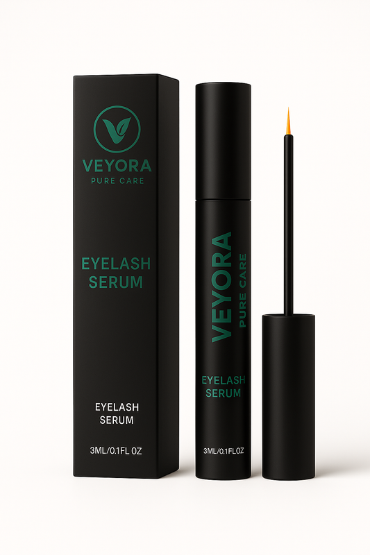 VEYORA Pure Care Eyelash Growth Serum – Longer, Fuller, Thicker Natural Lashes – Gentle Formula, Precision Applicator, Dermatologist Tested
